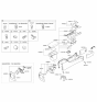 Diagram for Kia Sorento Center Console Base - 846411U105VA