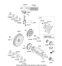 Diagram for 2015 Kia Sportage Piston - 234102G511
