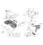 Diagram for Kia Stinger Canister Purge Valve - 31430B1500