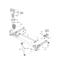 Diagram for 2002 Kia Rio Axle Pivot Bushing - 0K30A28460B