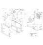 Diagram for 2016 Kia Sportage Fan Shroud - 25350D3600