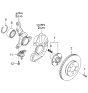 Diagram for 2008 Kia Rio Steering Knuckle - 517161G100