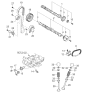 Diagram for Kia Exhaust Valve - 2221226000