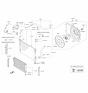 Diagram for 2014 Kia Sportage Cooling Fan Assembly - 253802S550