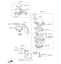 Diagram for 2011 Kia Sportage Air Duct - 282102S000