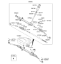 Diagram for Kia Cadenza Drag Link - 577242T500