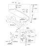 Diagram for Kia Niro Sway Bar Bracket - 548153R000
