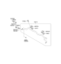 Diagram for 2012 Kia Sorento Sway Bar Bushing - 548133K200