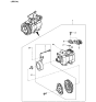 Diagram for Kia Sephia Fuel Pump Tank Seal - 0K20B61K02