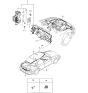 Diagram for 2002 Kia Spectra Fuse Box - 0K2A366730