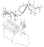 Diagram for 1997 Kia Sephia Spark Plug Wire - 0K24718160B