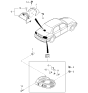 Diagram for 1997 Kia Sephia Fog Light Bulb - M997013210