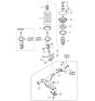 Diagram for 1997 Kia Sephia Coil Springs - 0K2A534011A