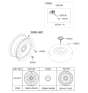 Diagram for 2019 Kia Sportage TPMS Sensor - 52933D9100