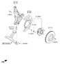 Diagram for Kia Niro Wheel Bearing - 51750F2000
