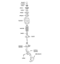 Diagram for 2010 Kia Soul Shock And Strut Mount - 546112K000