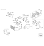 Diagram for Kia Amanti Radiator fan - 252313F000