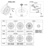 Diagram for 2009 Kia Soul Spare Wheel - 529102K030
