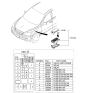 Diagram for 2008 Kia Sorento Fuse Box - 911613E081