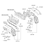 Diagram for Kia Sorento Exhaust Manifold Gasket - 285213C100