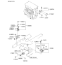 Diagram for 2012 Kia Sportage Engine Mount - 219502S000