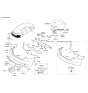 Diagram for 2017 Kia Sorento Body Mount Hole Plug - 833972H000