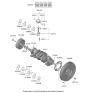Diagram for Kia K5 Crankshaft Thrust Washer Set - 210202S020
