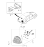 Diagram for Kia Sephia Fog Light Bulb - 0K2AA51Y27