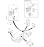 Diagram for Kia Sephia Turn Signal Flasher - KKY0166830
