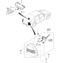 Diagram for Kia Spectra Headlight Bulb - 0K2AB51D27