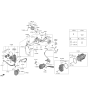 Diagram for Kia Niro EV A/C Condenser - 976W6AO010
