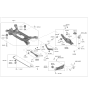 Diagram for Kia Niro Sway Bar Bracket - 55515AAAA0