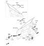 Diagram for Kia Niro EV Door Latch Assembly - 81320AT210