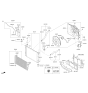 Diagram for 2015 Kia K900 A/C Condenser - 976063T500