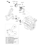Diagram for 2015 Kia Sorento Serpentine Belt - 252123C322