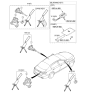 Diagram for 2014 Kia Cadenza Car Key - 819963T000