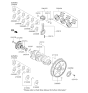 Diagram for Kia Telluride Crankshaft - 626P63LS00