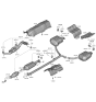 Diagram for Kia Cadenza Exhaust Heat Shield - 28796F6000