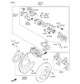 Diagram for 2020 Kia Rio Brake Pad Set - 58302H5A00