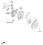 Diagram for 2020 Kia Rio Wheel Hub - 51750H9000