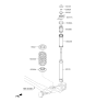 Diagram for 2023 Kia Forte Coil Spring Insulator - 55370F2000