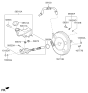 Diagram for 2018 Kia Rio Brake Booster Vacuum Hose - 59130H9270