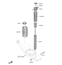 Diagram for 2024 Kia Niro Shock And Strut Mount - 55310AT000