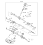 Diagram for Kia Sportage Tie Rod End - 56825D3000