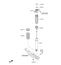 Diagram for 2020 Kia Sportage Coil Springs - 55350D9CE0