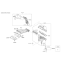 Diagram for 2019 Kia Sportage Air Duct - 28130D9200