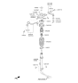 Diagram for Kia K900 Control Arm Bushing - 544433M010