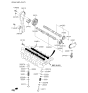 Diagram for Kia Spectra Camshaft - 2420023550