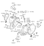 Diagram for Kia Spectra5 SX Bellhousing - 4311528503