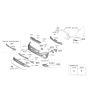 Diagram for Kia Grille - 86350M6600